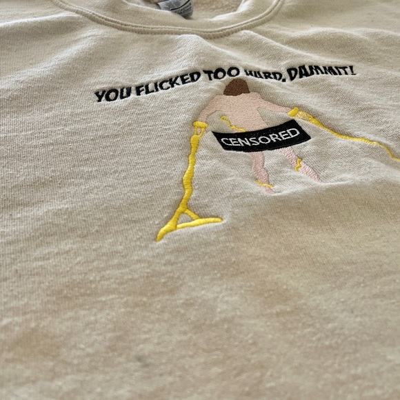 Marvel Thor “You Flicked Too Hard” Adult Small Sweatshirt - Picture 4 of 5